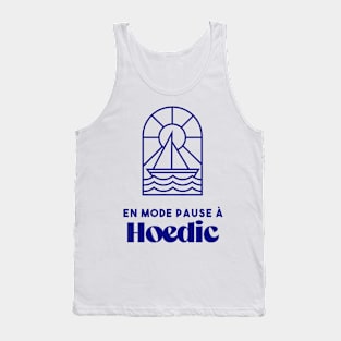 Hoedic in pause mode - Brittany Morbihan 56 Sea Holidays Beach Tank Top